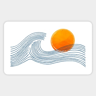 Twilight Waves Magnet